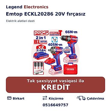 Elan başlığı: Elektrik alət dəsti Emtop ECKL20286 20V fırçasız lalafo.az -da Elan başlığı: Elektrik alət dəsti Emtop ECKL20286 20V fırçasız