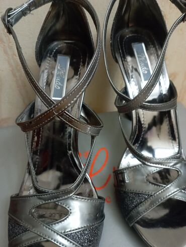 Çəkmələr: Çəkmə, Ölçü: 40, rəng - Gümüşü, İşlənmiş — 10