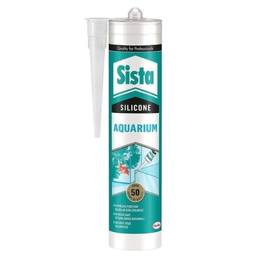 şəffaf: SİSTA akvarium silikonu 
Rəng- şəffaf
10 ədəd var