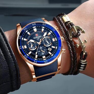 kisi saatlari instagram: Новый, Наручные часы, Reward, цвет - Синий