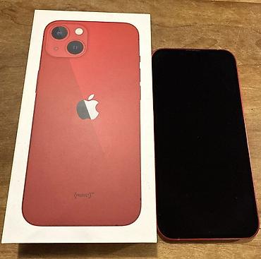 apple mini: IPhone 13 mini, 128 GB, Qırmızı, Barmaq izi, Face ID, Simsiz şarj — 9