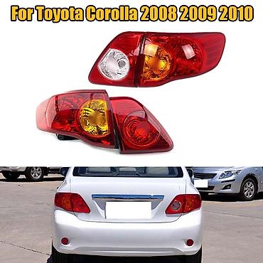 e140: Задние фонари (левый и правый) для Toyota Corolla 2008–2010 (седан) - — 2