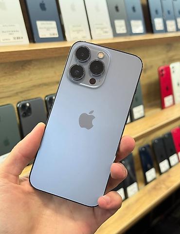 iphone 13 pro yeni: IPhone 13 Pro, 128 GB, Sierra Blue, Zəmanət, Simsiz şarj, Face ID — 1