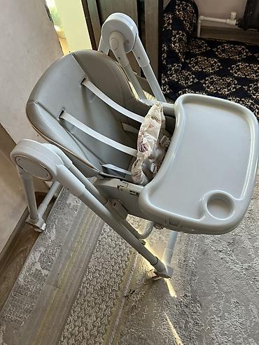 stranger things kinder: Стульчик для кормления, Б/у, Skillmax, Металл, Трансформер, цвет - Серый, Самовывоз — 3