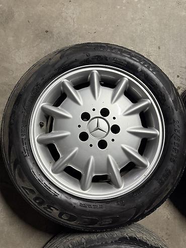 215 70 сешка: Литые Диски R 16 Mercedes-Benz, Комплект, отверстий - 5, Б/у — 2