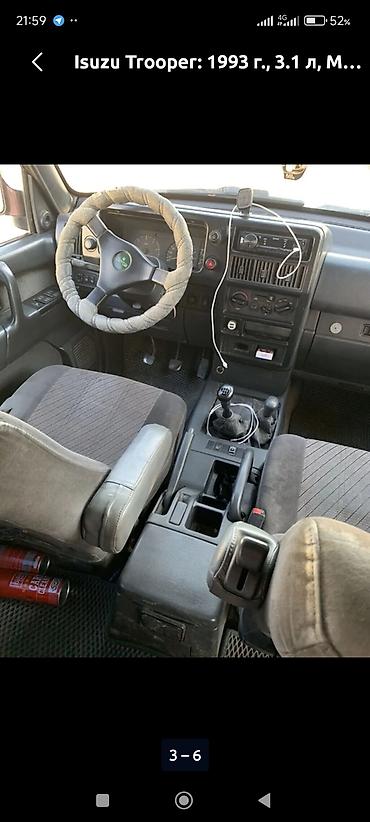 sonata 2025: Isuzu Trooper: 1993 г., 3.1 л, Механика, Бензин, Внедорожник — 4