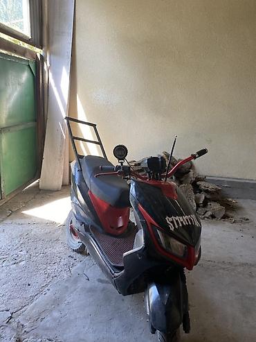 in car: Электроскутер городского типа с доработками освещения и багажной — 2