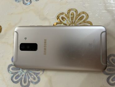 Samsung Galaxy A6 Plus, 32 GB, rəng - Gümüşü, Barmaq izi, İki sim kartlı, Face ID