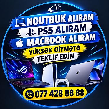 iphone 15 pro kabro: YÜKSƏK QİYMƏTƏ YENİ VƏ İŞLƏMİŞ ALIŞI NOUTBUK, PS5, MACBOOK ALIRAM — 1