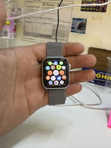 телефоны в бишкеке цум цены: Умные часы Apple Watch в серебристом корпусе с миланским сетчатым