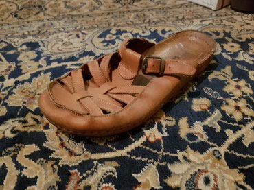 обувь для купания: Шлёпки,кожанные,размер 37
