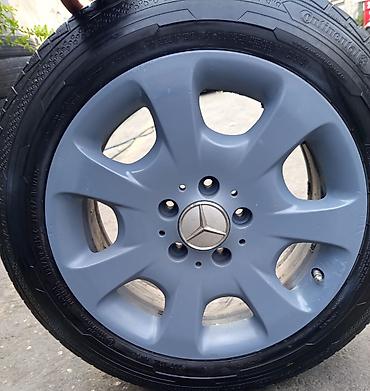 r16 mersedes: Mercedes-Benz üçün 4 ədəd yüngül lehimli disk və şin komplekti - — 1