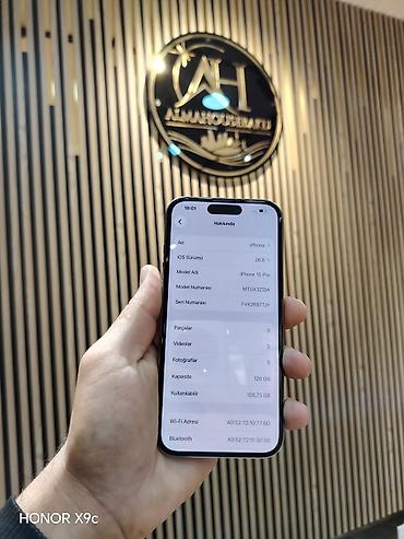 ipone 5 s: IPhone 15 Pro, 128 GB, Natural Titanium, Simsiz şarj, Face ID, Sənədlərlə — 3