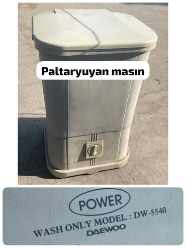 Paltaryuyan maşınlar: Paltaryuyan maşın Daewoo, 4 kq, Yarımavtomat, Qurutmasız, Kredit yoxdur