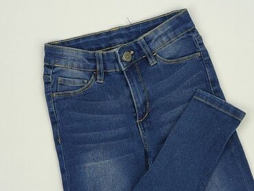 spodnie m sara z cyrkoniami: Jeans, Destination, 9 years, 128/134, condition - Very good