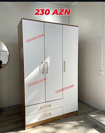 Paltar dolabları, qarderoblar: Dolap qarderop sfoner Məhsul: Güzgülü 3 qapılı paltar şkafı (bir neçə — 2