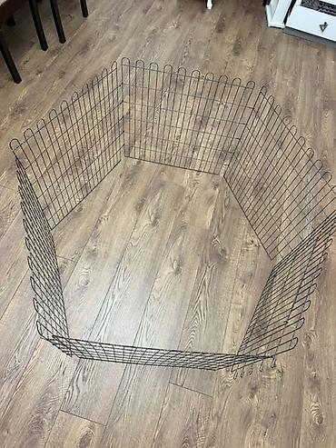 qefes satisi: Metall ev heyvanları üçün məhdudlaşdırıcı hasar (playpen) - Material — 2