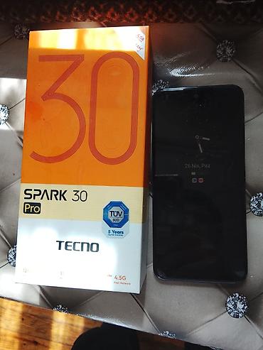 tecno camon 30 premier: Tecno Spark 30 Pro, 256 GB, rəng - Qara, Barmaq izi — 3