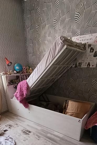 perde ucuz: Uşaqlar üçün tək nəfərlik çarpayı – qaldırılan mexanizmlə - Ölçü — 1