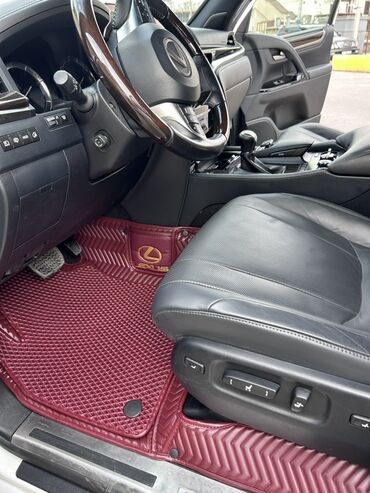 Полики: 5D Eva Полики Для салона Lexus, цвет - Красный — 5