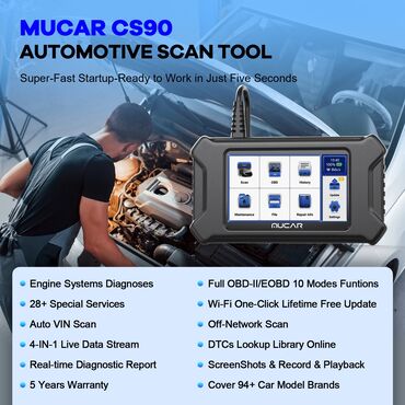 Auto oprema: MUCAR MUCAR CS90 Profesionalna Full OBD2 Auto Dijagnostika — 11