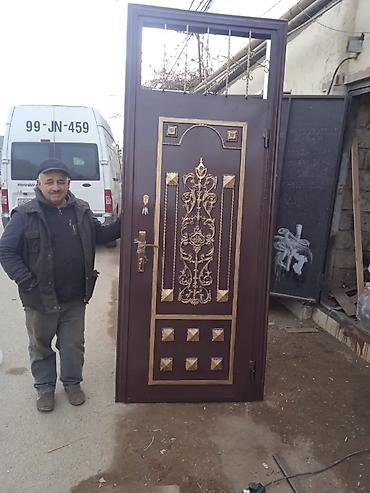 qapi dekoru: 170 azn basdiyan demir seyf Qapılar Peşakar Usdalar tərəfindən yığılır — 9
