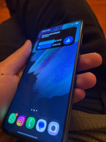 əl kalonkasi: Samsung Galaxy S21 FE, rəng - Boz
