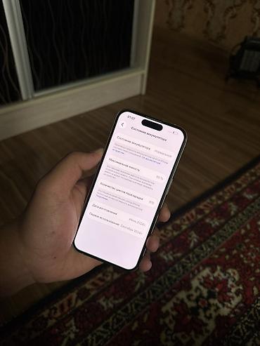 iphone 16 512: IPhone 15 Pro, Б/у, 256 ГБ, Серебристый, 85 % — 6