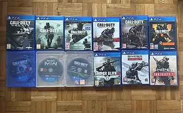 PS4 (Sony Playstation 4): Kolekcija originalnih igara za PlayStation 4 i PlayStation 5 (kutije — 16