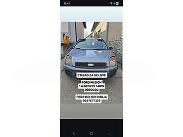 Transport: FORD FUSION 1.4 D 2006. GOD. - KOMPLETAN AUTO U DELOVIMA | — 2