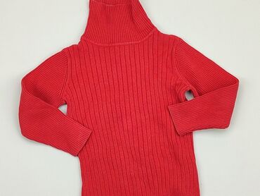 sweterek dziewczęcy na drutach: Sweterek, George, 3-4 lat, 98-104 cm, stan - Dobry