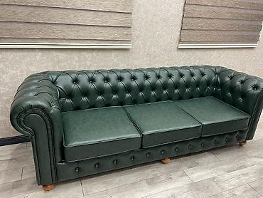 Ofis dəst mebeli: Chester Elegant 3 yerlik divan : ✨Chester Elegant Divan — 1750 yox — 5