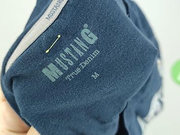 bluzki czarne basic: Mustang, T-shirt damski, rozmiar M — 4