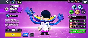 Sikkələr: Brawl Stars hesabı – RAMKO profili - Kupa: mövsüm rekordu 8068, ümumi — 23