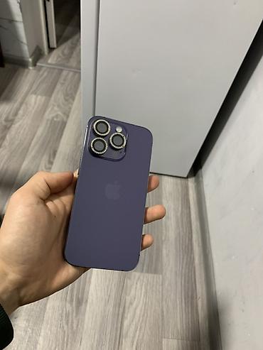Apple iPhone: IPhone 14 Pro, Б/у, 128 ГБ, Deep Purple, 77 % — 3
