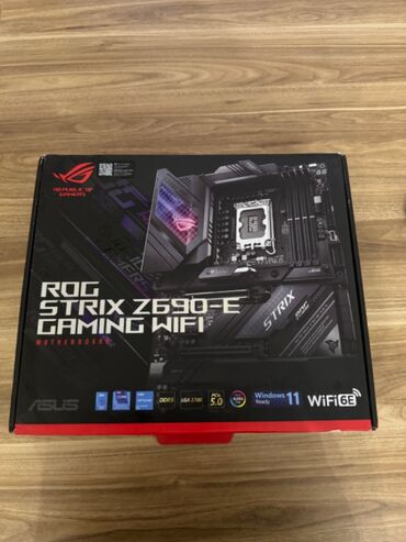 ana: Материнская плата Asus ROG Strix Z690-E, Б/у