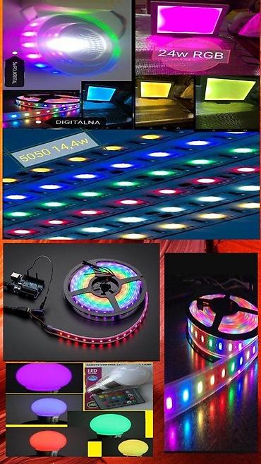 Rasveta: AkCija LeD panel trake reflektor sijalice. Sa plavim svetlom ring — 7