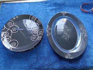 Наборы посуды: Набор столового стекла/хрусталя с гранёной и резной декорировкой — 23