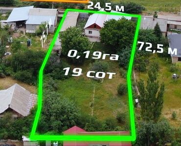 дома байтике: 🏡 Продаётся: Участок с домом 📍 Район: с. им. С. Чокморова (Чон-Таш) 📐