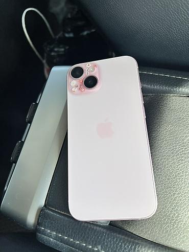 IPhone 15 — розовый цвет Сатылат I-claud блоко тушуп калды