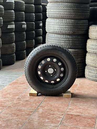 покрышка 1857014: Зимнее колесо в сборе на штампованном диске. - Шина: Goodyear — 1