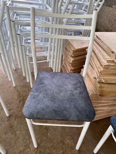 Стулья для кафе, ресторанов: Стул для кафе, ресторанов, Новый, Железо, цвет - Серый — 6