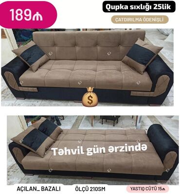 Masa və oturacaq dəstləri: Divan, Yeni, Açılan, Bazalı