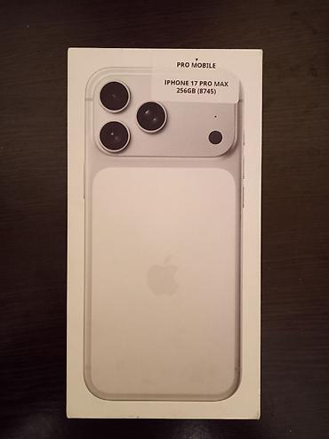 iphone 20 pro max: IPhone 17 Pro Max, 256 GB, Gümüşü — 1