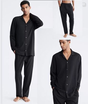 набор одежды: Пижама мужская от Calvin Klein 🇺🇸 💯 оригинал. Размер:XL. черный