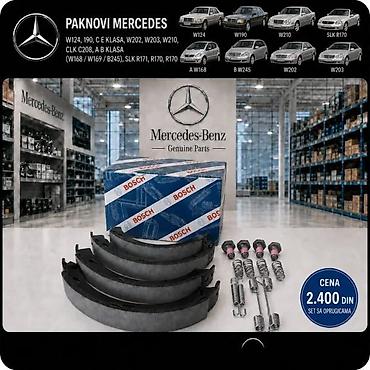 Brake System: MEHANIZAM RUCNE MERCEDES A B C E 124 190 SPRINTER VITO VW LT | Set — 3