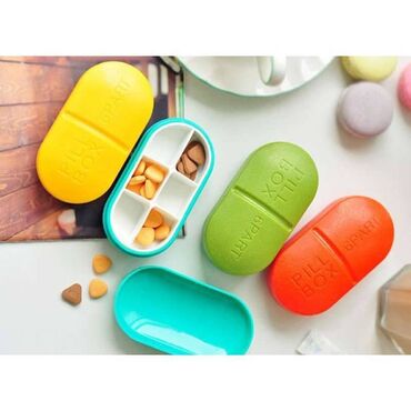 перчатки оптом: Футляр д/лекарств pill box овальный / круглый 
оптом и в розницу !