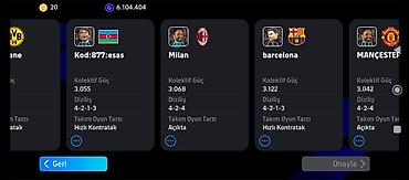 автомобильный набор: EFootball hesabı – güclü komanda və zəngin heyət 2021 qalan Nadir — 5