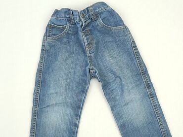 beżowe jeansy bershka: Spodnie jeansowe, 2-3 lat, 92/98, stan - Zadowalający