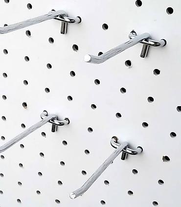 вешилка: Pegboard üçün metal asma qarmaqlar Məhsul təsviri: - Delikli panel — 1